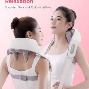 Back Pillow With Heating Function Message Pillow for Home Free Belt Deep 5d Kneading for Women Men With Heat Neck Pain Relief