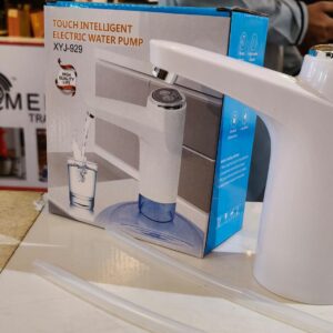 Touch Screen Automatic Rechargeable Water Pump – USB Rechargeable Electric Water Dispenser for Bottle – Smart Touch Drinking Water Pump for Home, Office & Kitchen Use