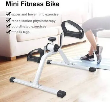 Pedal Exerciser for Seniors Desk Bike Cycle is a compact fitness tool designed for low-impact workouts. It improves blood circulation, strengthens legs, and supports joint mobility. - Image 2