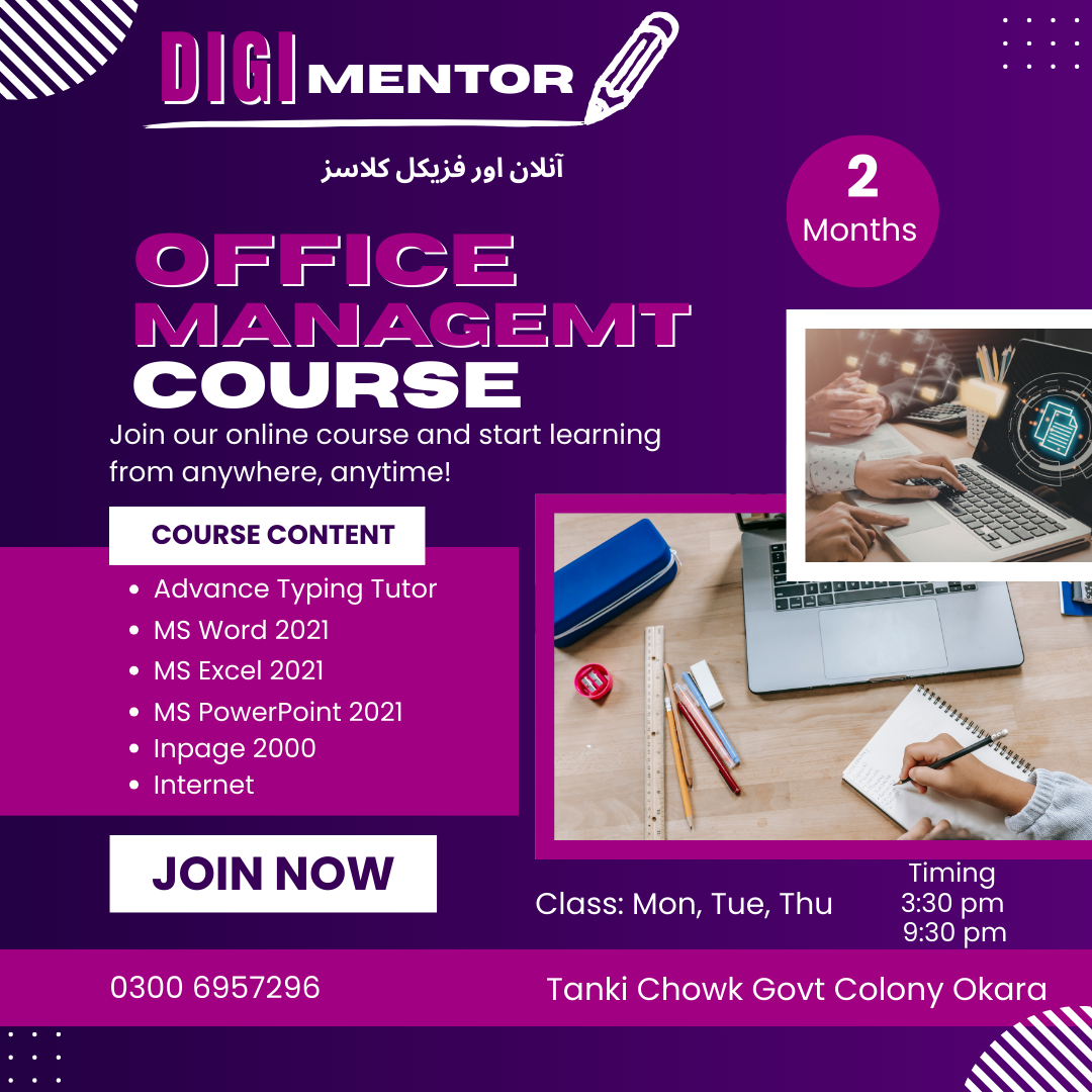 Purple and White Modern Online Course Facebook Post